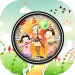 Logo of Cartoon Clock Live Wallpaper android Application 